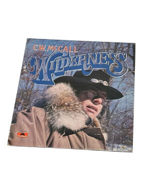 Vintage C.W. McCall Vinyl LP Wilderness Album 1976 Polydor Country Black USA